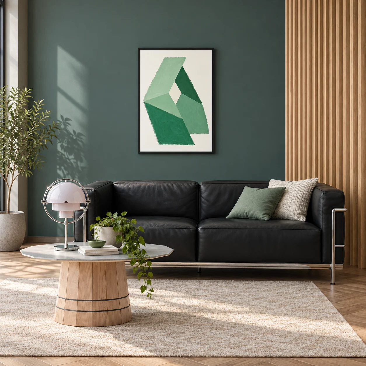 Celadon Hingeをインテリアに飾った使用イメージ