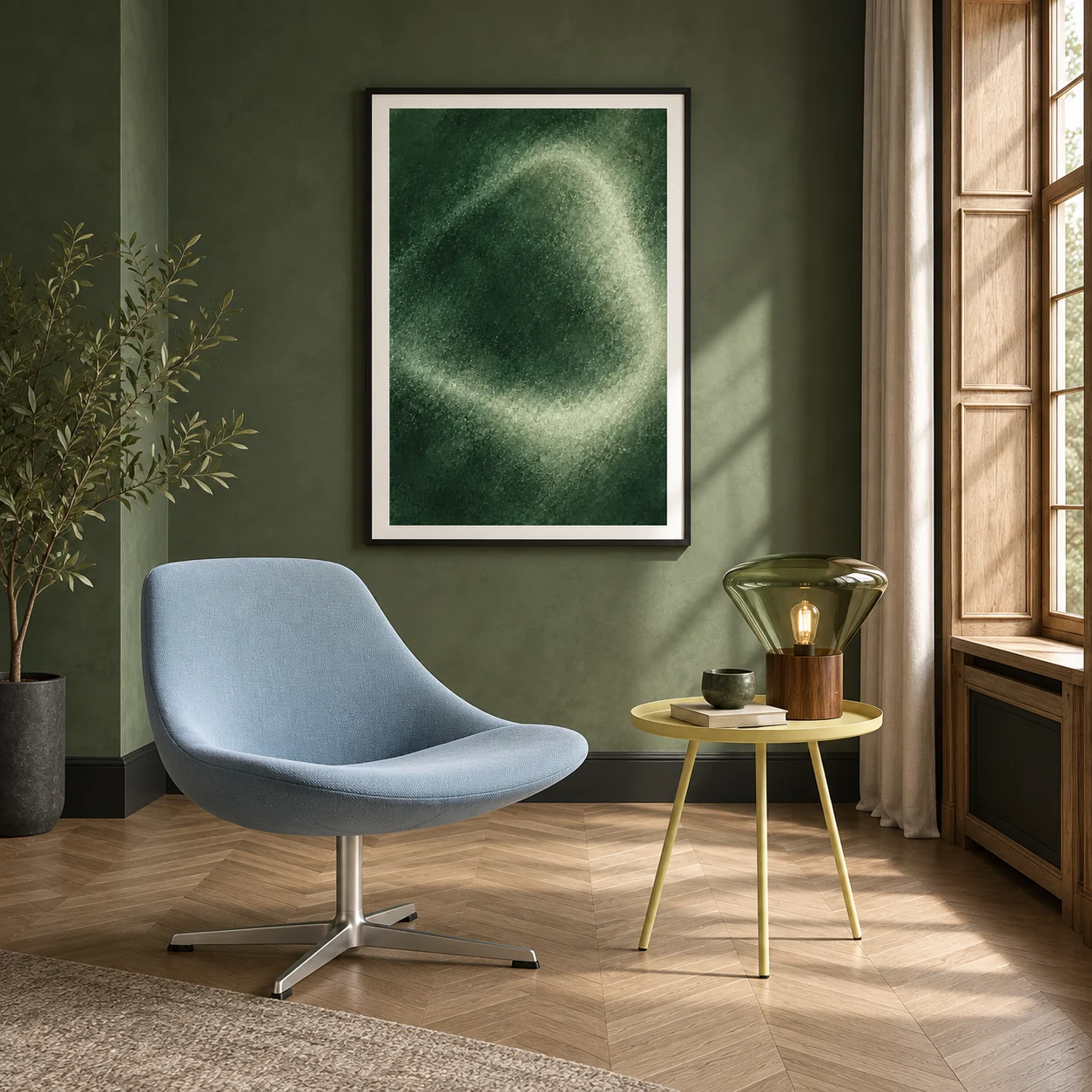 Celadon Haloをインテリアに飾った使用イメージ